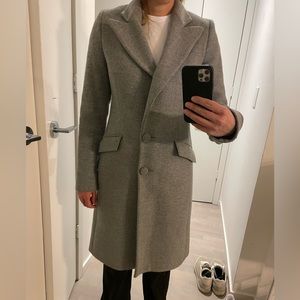 COPY - Proenza Schouler Grey wool-cashmere coat